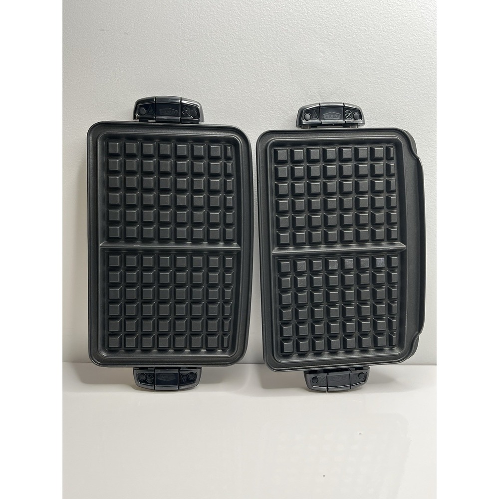 George Foreman Evolve G5 TSK-2610 #1 Grill Replacement Plates‎ Set of 2 Like New